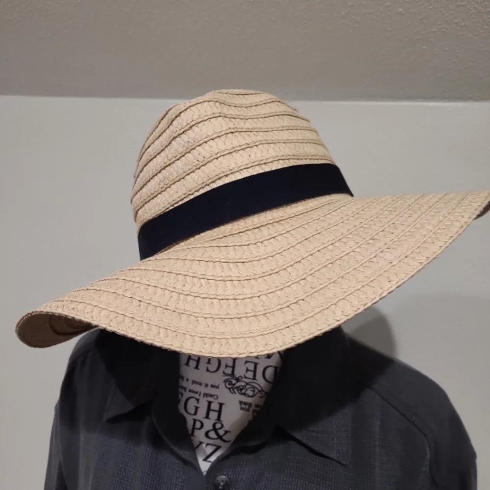 Madewell Fiber Fedora packable hat Women's SZ M/L sold‎ out style MD832 coastal